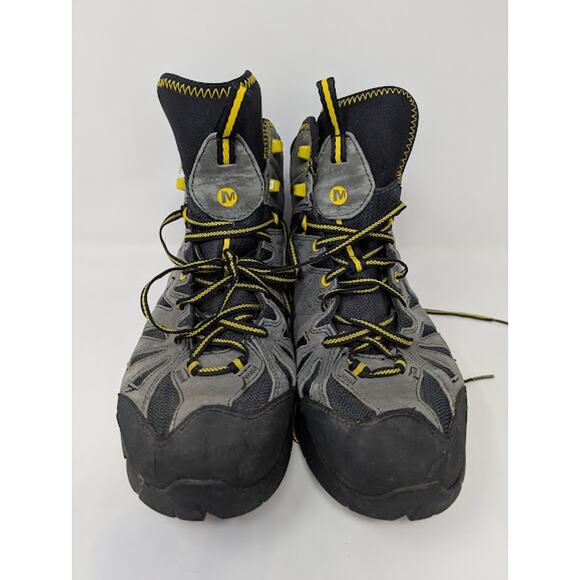 Merrell Capra Mid Gore-Tex Boot Vibram Mens 11.5 Granite/Red Hiking Trail Boot * main image 7